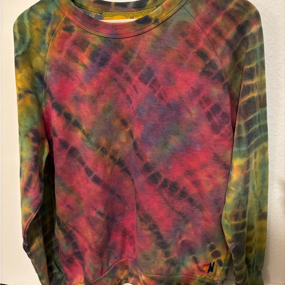 Aviator Nation Unisex - Tie Dye Crew Neck